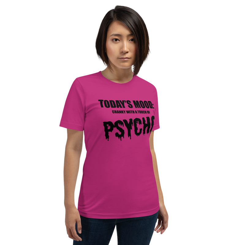 T-shirt med bild texten "Todays mood"