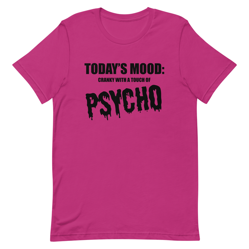 T-shirt med bild texten "Todays mood"