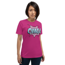 T-shirt med bild texten "OMG!"