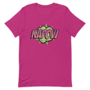 T-shirt med bild texten "KAPOW"