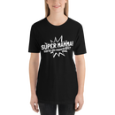 T-shirt med bild texten "SUPER MAMMA"