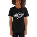 T-shirt med bild texten "SUPER MAMMA"