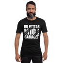 T-shirt med bild texten "Du hittar mig i garaget"