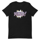 T-shirt med texten "YIKES!"