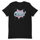T-shirt med bild texten "OMG!"