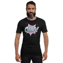 T-shirt med bild texten "OMG!"
