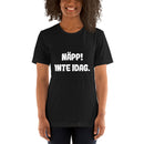 T-shirt med bild texten "Näpp! Inte idag."