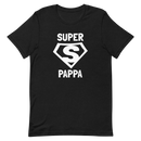T-shirt med bild texten "SUPER PAPPA"