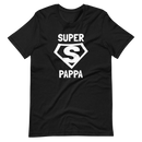 T-shirt med bild texten "SUPER PAPPA"