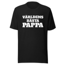 T-shirt med bild texten "Världens bästa pappa"