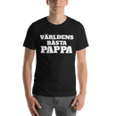 T-shirt med bild texten "Världens bästa pappa"