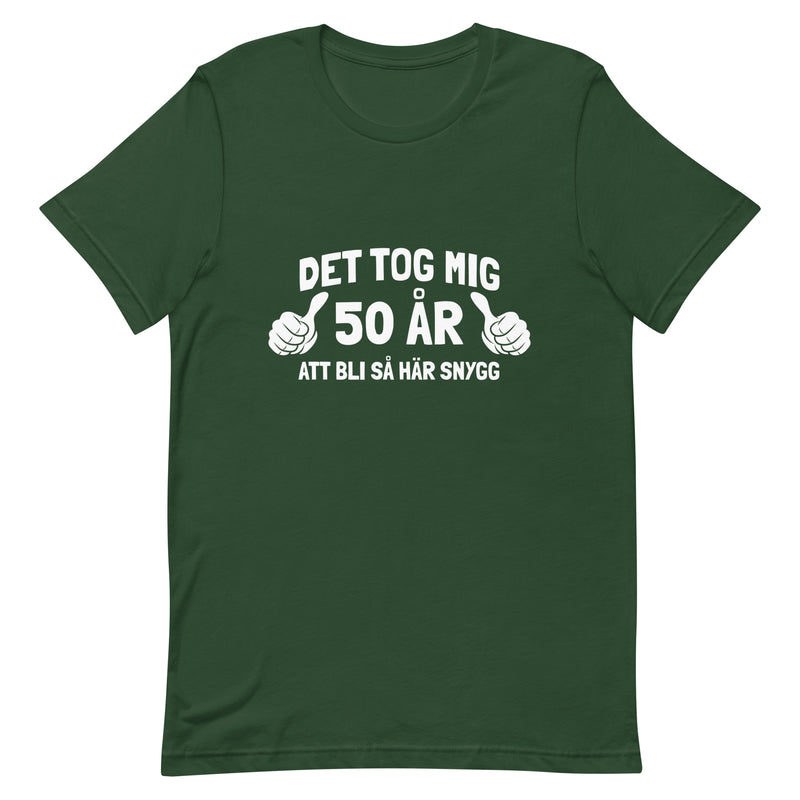 T-shirt med bild texten "Det tog mig 50 år"