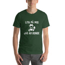 T-shirt med bild texten "Lita på mig, jag är bonde"
