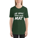 T-shirt med bild texten "Se upp! Pappa lagar mat"