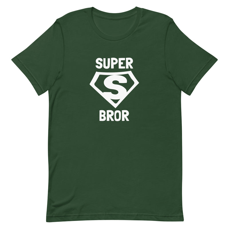 T-shirt med bild texten "Super bror"