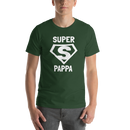 T-shirt med bild texten "SUPER PAPPA"