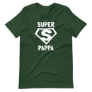 T-shirt med bild texten "SUPER PAPPA"
