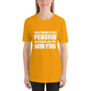 T-shirt med bild texten "Jag försökte gå i pension"