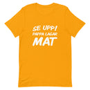 T-shirt med bild texten "Se upp! Pappa lagar mat"