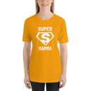 T-shirt med bild texten "SUPER MAMMA"