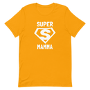 T-shirt med bild texten "SUPER MAMMA"