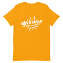T-shirt med bild texten "SUPER MAMMA"