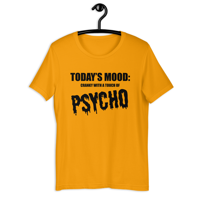 T-shirt med bild texten "Todays mood"