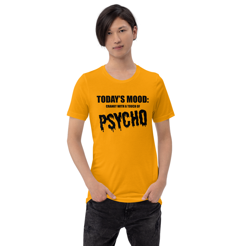 T-shirt med bild texten "Todays mood"