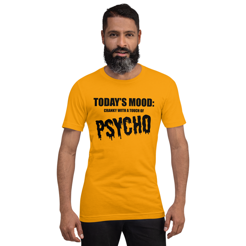 T-shirt med bild texten "Todays mood"