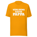 T-shirt med bild texten "Världens bästa pappa"
