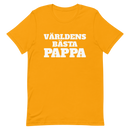 T-shirt med bild texten "Världens bästa pappa"