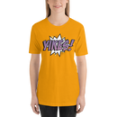 T-shirt med texten "YIKES!"