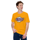 T-shirt med texten "YIKES!"