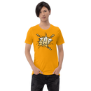 T-shirt med bild texten "ZAP"