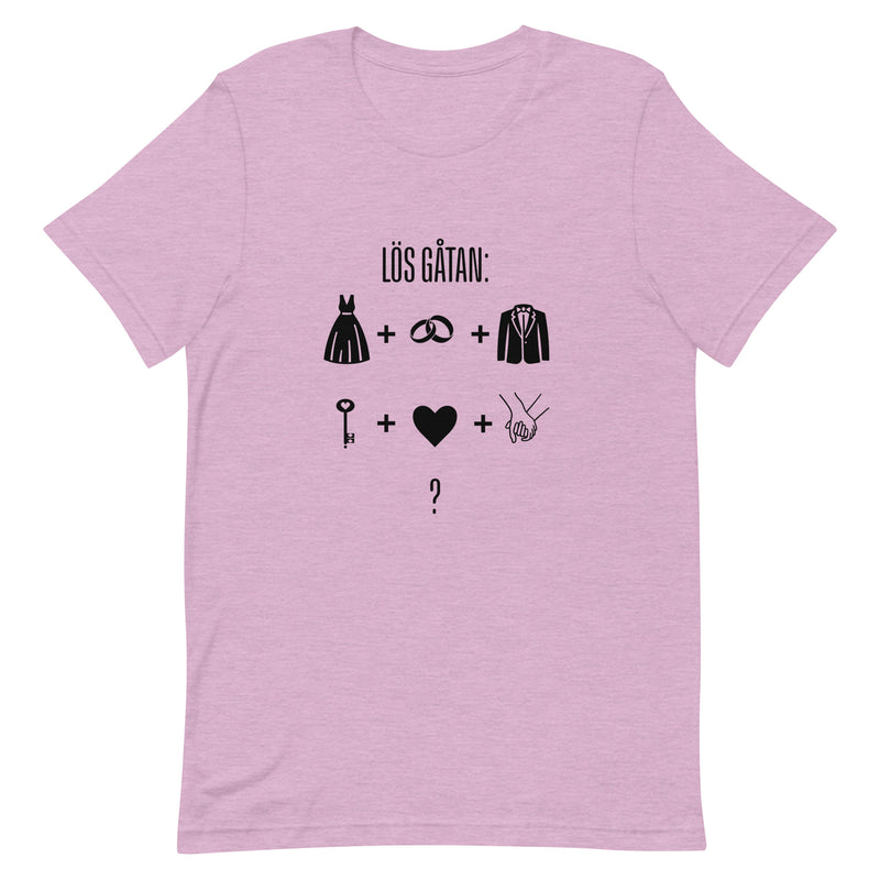 T-shirt med texten "Lös gåtan"