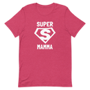 T-shirt med bild texten "SUPER MAMMA"