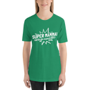 T-shirt med bild texten "SUPER MAMMA"