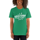T-shirt med bild texten "SUPER MAMMA"