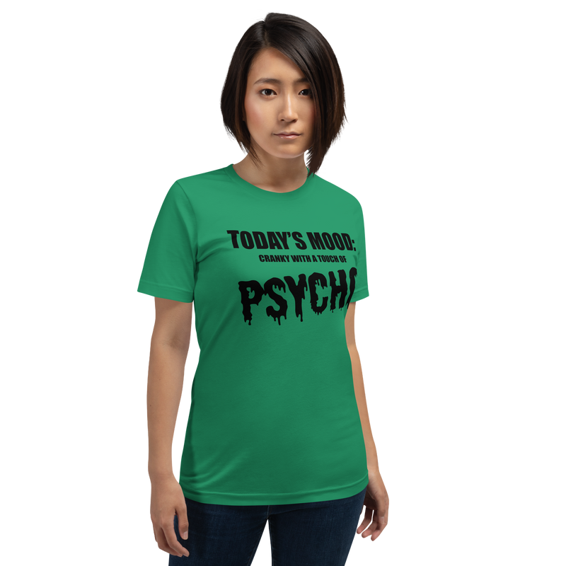 T-shirt med bild texten "Todays mood"