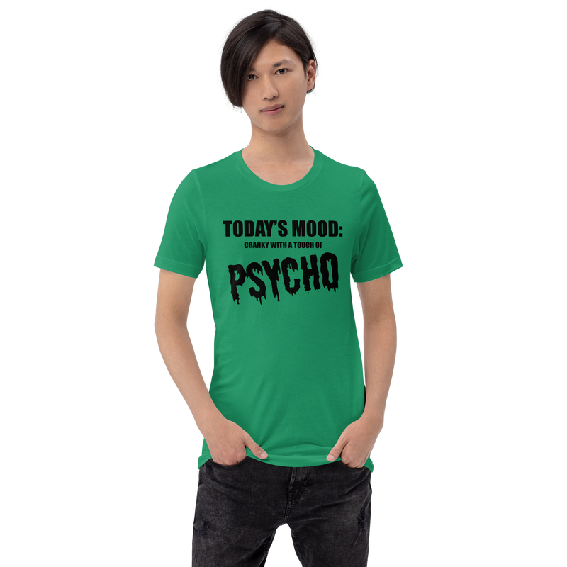 T-shirt med bild texten "Todays mood"