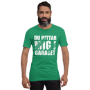 T-shirt med bild texten "Du hittar mig i garaget"