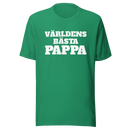 T-shirt med bild texten "Världens bästa pappa"