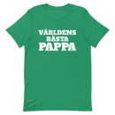 T-shirt med bild texten "Världens bästa pappa"