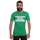 T-shirt med bild texten "Världens bästa pappa"