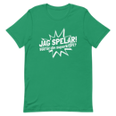 T-shirt med bild texten "Jag spelar"