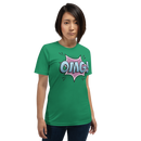 T-shirt med bild texten "OMG!"