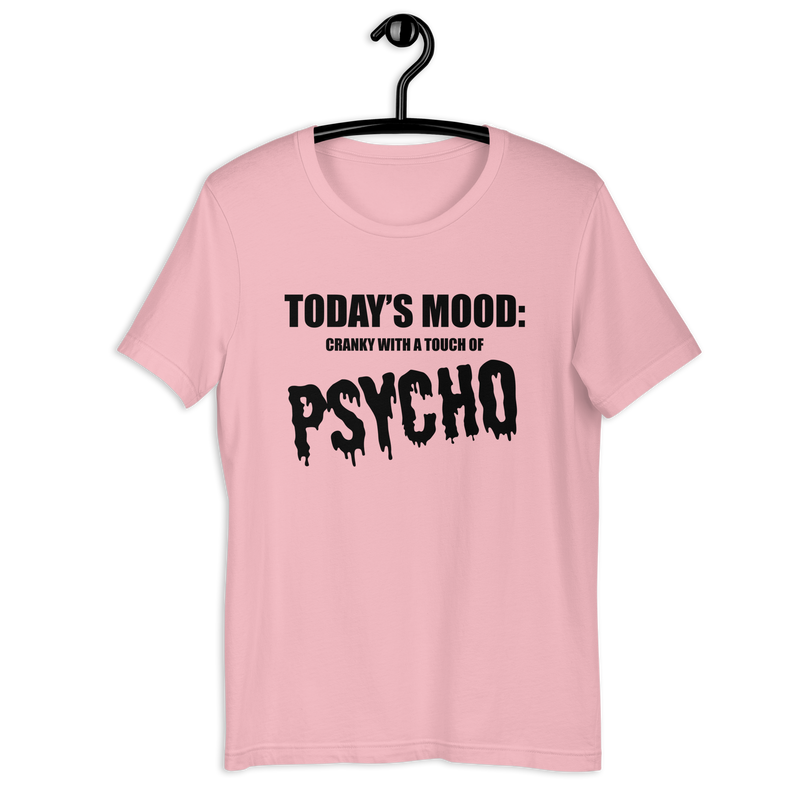 T-shirt med bild texten "Todays mood"