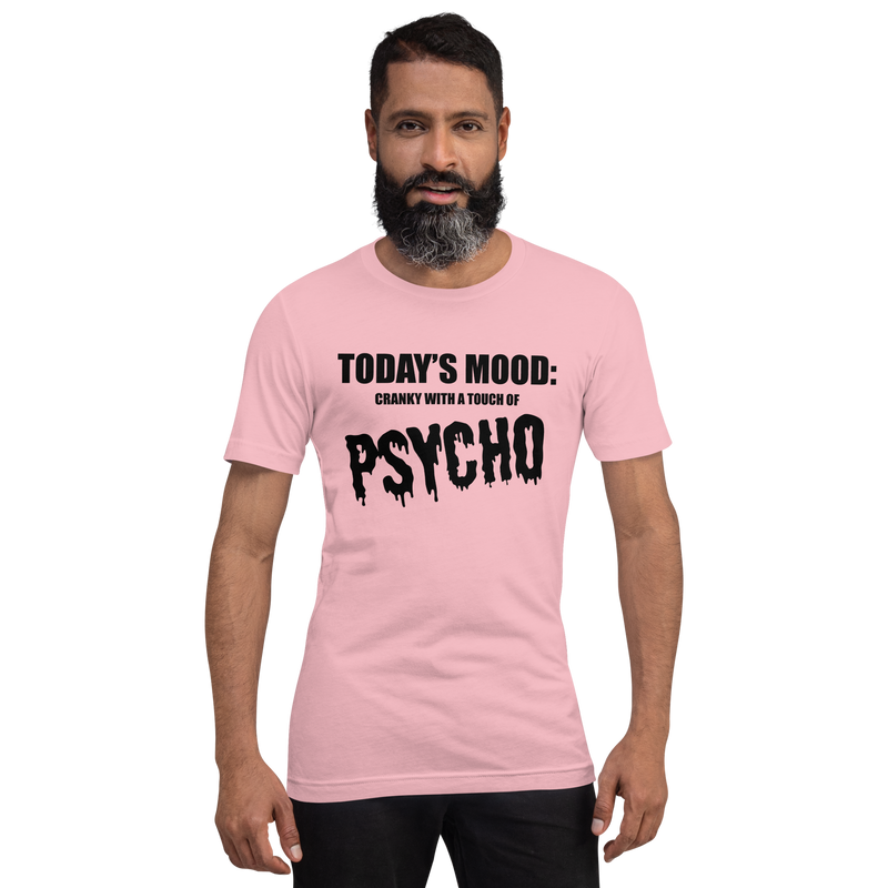 T-shirt med bild texten "Todays mood"