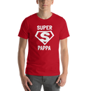 T-shirt med bild texten "SUPER PAPPA"