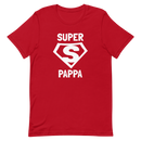T-shirt med bild texten "SUPER PAPPA"